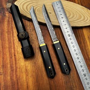 Cuchillo de Bolsillo Táctico Kiku de Alta Calidad, Personalizable OEM, con Funda de Plástico, Mango de Madera y Aplicaciones en Cuero para Uso EDC y Bricolaje - Product Image 6