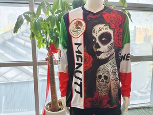 Wildmx-Camiseta de Ciclismo de México, camiseta de manga corta para bicicleta de montaña y carretera, ropa de bicicleta de verano, <span class=keywords><strong>2023</strong></span> - Product Image 3
