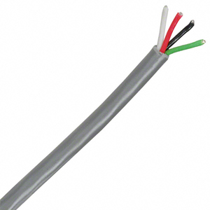 18AWG 100ft/roll 3core BLACK Round PVC Covered Cable,18 Gauge Electric Wire 3 Conductor Copper Wire with Ground 3 Core RVV Cord - Product Image 4