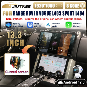 Pantalla curva de 13,3 pulgadas para Land Rover Range Rover Vogue L405 Sport L494 2013-2017 navegación de coche unidad principal automática Radio Multimedia - Product Image 2