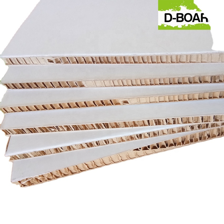 Double-Sided White Honeycomb Cardboard Sheets 10mm 16mm for UV Printing Digital Printing Screen Printing
