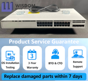 ClSCO C9200L-24P-4G-E Nouveau commutateur Ethernet ClSCO original à 24 ports avec prise en charge SNMP VLAN QoS PoE en stock - Product Image 2