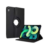 Étui en cuir grain de litchi rotatif à 360 ° pour Tab S10 Plus/S9 FE 12.4 ''Support réglable Housse antichoc