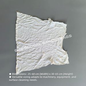 Trapos de Algodón Blanco Resistentes a Químicos, Paños de Limpieza Industrial para Mantenimiento de Maquinaria - Product Image 3