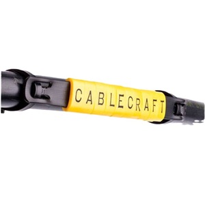 Cablecraft <b>Pvc</b> Black Signage Carrier <b>Strip</b> Identification Label Holder For Cable Management - Product Image 5