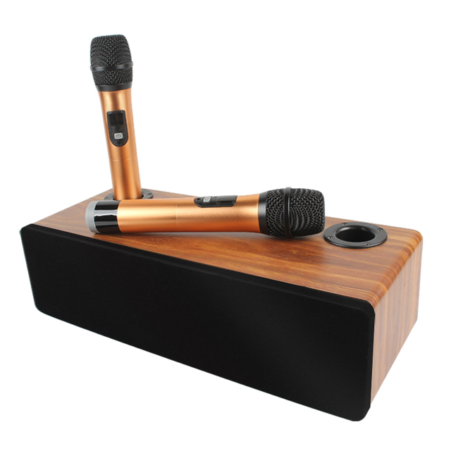 Factory Priced Full Set Wireless Karaoke System Cardioid Handheld Microphone Noise Cancelling Metal Speaker for Home Theater