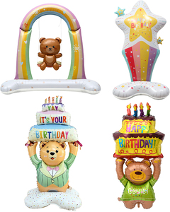 Palloncini Decorativi Ecologici in Pellicola <span class=keywords><strong>di</strong></span> Alluminio a Forma <span class=keywords><strong>di</strong></span> Orsetto, Grandi e Spessi, 1 Metro, per Feste <span class=keywords><strong>di</strong></span> <span class=keywords><strong>Compleanno</strong></span> e Laurea - Product Image 1