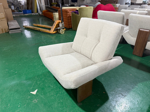 Sillón Individual de Madera Maciza de Estilo Moderno y Vintage para Sala de Estar, Recepción y Negociación, en Oferta de Disen Furniture - Product Image 6