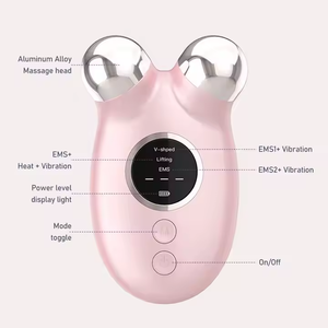 Phenitech EMS Microcurrent-Facial-Device Microcurrent Masseur en alliage d'aluminium Rouleau de visage Masseur de visage pour les soins de la peau à la maison - Product Image 6