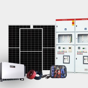 Système d'énergie solaire 30 kW monocristallin en silicium, montage sur toit, commercial, connecté au réseau avec contrôleur MPPT - Product Image 1