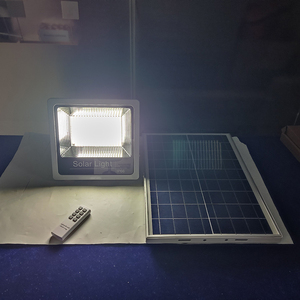 Mới công suất cao 6.4V pin phản xạ năng lượng mặt trời lũ đèn sân Đèn 100W 200W ngoài trời dẫn năng lượng mặt trời đèn pha - Product Image 6