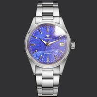 Montre mécanique automatique Tandorio NH35A 36 mm pour homme, date, cristal saphir, bracelet en acier