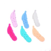Bán Buôn Cấp Thực Phẩm BPA Free Mềm Bé Chew Mọc Răng Đồ Chơi Feather Shape Teether Silicone Bé Teether
