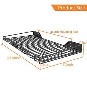 Étagère suspendue JH-Mech Amélioration de l'habitat Résistant à la corrosion Revêtement en poudre durable Étagères de garage en métal Stockage - Product Image 2