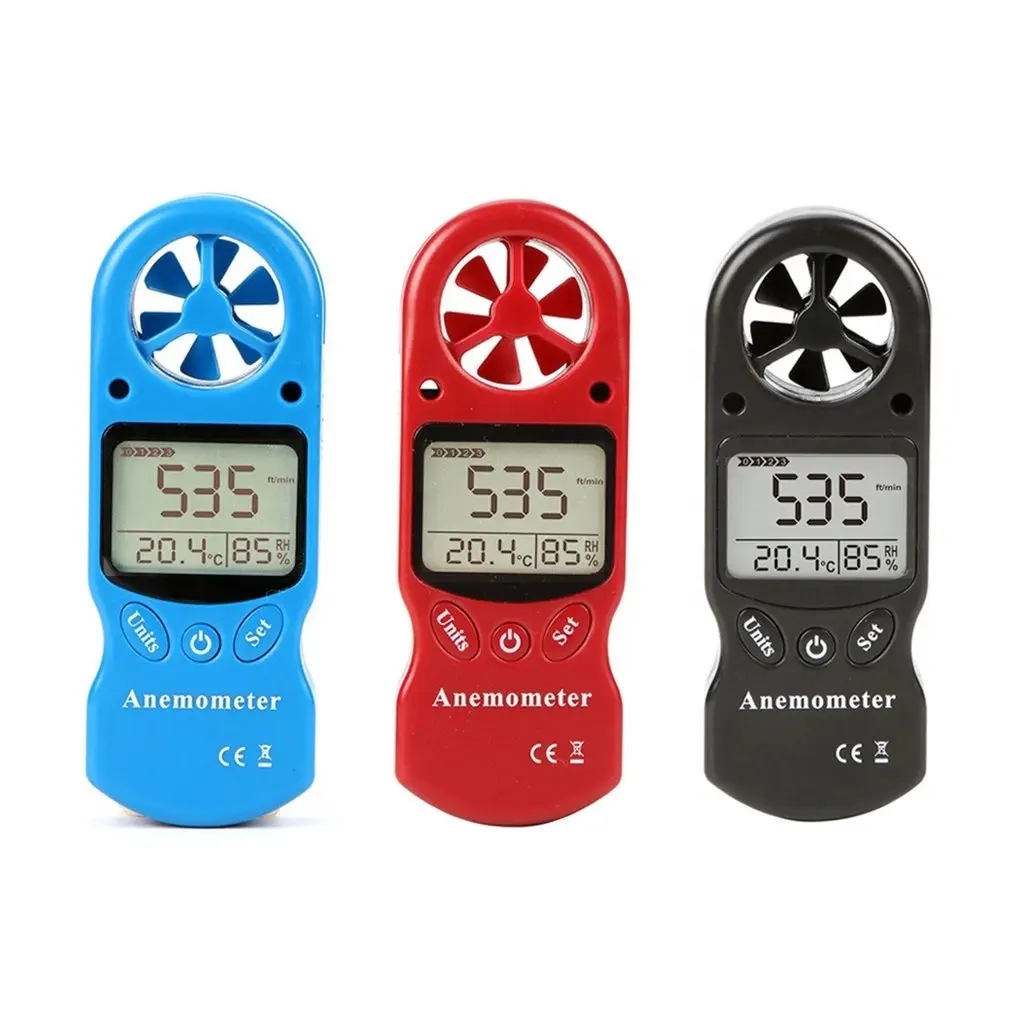 TL-300 302 Mini Mehrzweck-Anemometer Digital Anemometer LCD Wind geschwindigkeit Temperatur Feuchtigkeit messer mit Hygrometer Thermometer