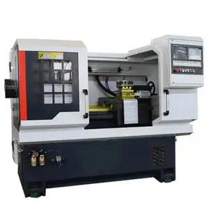 Ck6150 סין מכונת מחרטה cnc ספינדל דרך חור 130 מ "מ מחרטה cnc מכונת