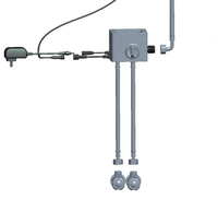 Boîtier de commande sous-vasque moderne avec électrovanne, unité de mélange à température réglable pour robinets à capteur, design écologique