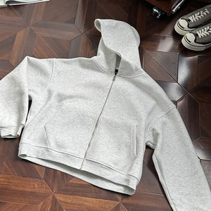 Sudadera con capucha y cremallera de diseño moderno y peso pesado, con cremallera extraíble, ideal para el invierno, de Custom Fashion <span class=keywords><strong>Tk</strong></span>, que se vende bien. - Product Image 6
