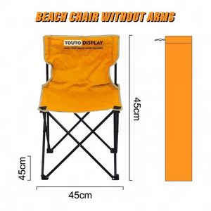 Sillas de Playa Plegables Impermeables Personalizadas, Silla de Playa Negra para Exteriores, Silla de Camping - Product Image 5