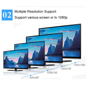 Nhà máy mini 1080p video âm thanh tín hiệu <span class=keywords><strong>Transmitter</strong></span> HD để VGA chuyển đổi cho PC máy tính xách tay HD TV chiếu hdtv2vga Adapter Phụ kiện - Product Image 6