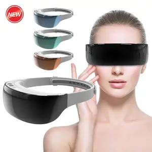 2024 New Trending Wholesale Smart Steam Heated Eye Mask Smart 3D Sleeping Eye Massager With Heat Compression