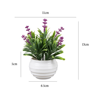 人気オフィス人工鉢植え装飾プラスチックミニ人工多肉植物盆栽卸売 - Product Image 6