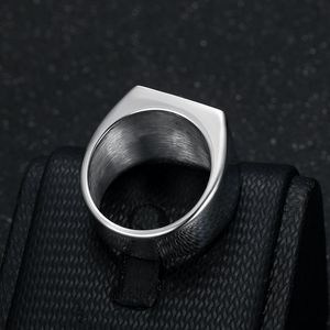 OAHLAN Gioielli alla Moda, Anello in Acciaio Inossidabile con Motivo Vintage Medievale di San Giorgio Cacciatore di Draghi per Uomo, Idea Regalo - Product Image 4
