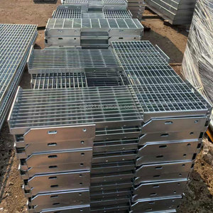 Cầu thang kim loại mạ kẽm ngoài trời với cầu thang thép chống trượt cầu thang thép mạ kẽm - Product Image 3