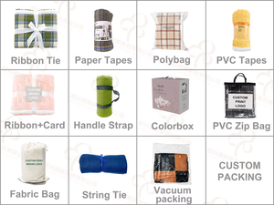 Siêu Mềm Ấm Cúng Dệt Kim Du Lịch Chăn Minky Sang Trọng Tùy Chỉnh In Pug Cắm Trại Dã Ngoại Dệt Kim Dã Ngoại Chăn - Product Image 4