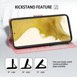 Étui portefeuille de luxe en cuir avec support pour Samsung Galaxy S22 S22U S21 et iPhone – Protection intégrale - Product Image 3