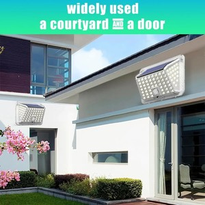 Luces LED de Pared para Exteriores, Lámpara <span class=keywords><strong>Solar</strong></span> PIR con <span class=keywords><strong>Sensor</strong></span> de <span class=keywords><strong>Movimiento</strong></span>, <span class=keywords><strong>Luz</strong></span> de Calle Alimentada por Energía <span class=keywords><strong>Solar</strong></span>, Decoración de Jardín, 90 Unidades - Product Image 6