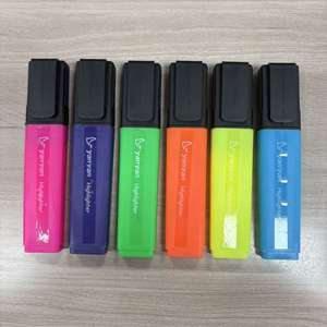 Marcadores Fluorescentes Jumbo de Punta Cuadrada, Colores <span class=keywords><strong>Pastel</strong></span> Brillantes, <span class=keywords><strong>Amarillo</strong></span>, Naranja, Rosa, Morado, Verde, Azul - Set - Product Image 3