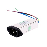 Prise monophasée VIIP IEC 320 C14 avec fusible et alimentation à découpage, filtre EMI/RFI, réseaux LC/RC, catégorie de produits