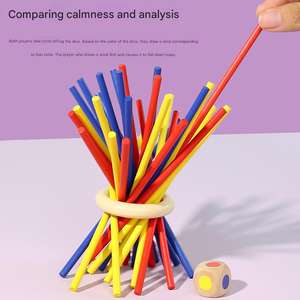 Nouveau <span class=keywords><strong>jeu</strong></span> <span class=keywords><strong>de</strong></span> bâtonnets en bois 2026 pour plusieurs joueurs, idéal pour les réunions <span class=keywords><strong>de</strong></span> famille et les jeux interactifs parent-enfant - Product Image 4