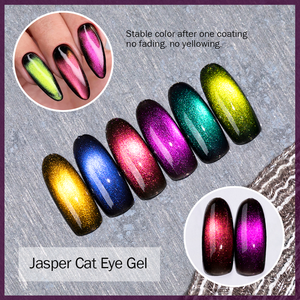 Caixuan personnalisé <span class=keywords><strong>verni</strong></span> semi-permanent peinture à ongles sans hema jaspe cat eye gel vernis ensembles - Product Image 5