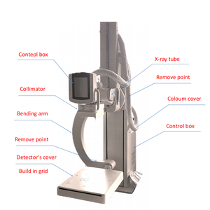 Système de radiographie numérique médical à bras en U SHOIMAGE haute puissance 80KW certifié CE pour la radiologie hospitalière - Product Image 5