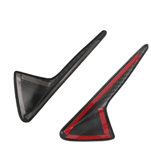 Autocollants de garniture de garde-boue en Fiber de carbone pour Tesla modèle 3SX, couverture de Protection latérale noire anti-rayures - Product Image 5