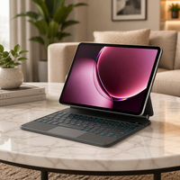 Étui de protection pour clavier magnétique pour Xiaomi Pad 9 Pro Max 13,3 pouces avec clavier rétroéclairé RVB, pavé tactile BT - MOQ 1, livraison rapide