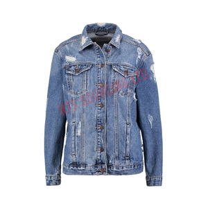 <b>Men's</b> Denim <b>Jacket</b> Medium Wash Regular Fit Pure Cotton Fabric Comfortable Sleeve Design Button Front Collar Style Daily Wear - Product Image 4