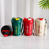 390ML isolé sous vide isolé gobelet à double paroi tasses à café réutilisables tasse à café en acier inoxydable tasse avec couvercle