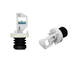 Washing Machine Drain Valve Core 22.5mm <b>Plastic</b> Black <b>Rubber</b> Stopper Sleeve Accessory Household Use - Product Image 1