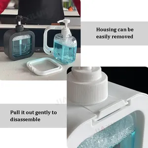 Grosir dispenser sabun Busa 500 ml 300 mlbotol pompa sabun dispenser sabun peliharaan dispenser sabun plastik untuk wastafel dapur