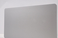 Panneaux muraux composites en alliage d'aluminium Alucobond, modernes, ignifuges, antistatiques, légers, pour usage hôtelier, résistants aux UV, argentés