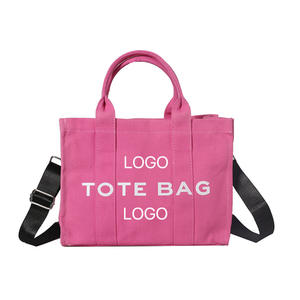 Nuova moda borsa a tracolla alfabeto di grande capacità per donna con chiusura a cerniera materiale in tela Design portatile-spaziosa borsa a tracolla - Product Image 3