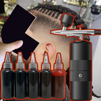 Système d'aérographe portable rechargeable pour nail art et maquillage, avec logo personnalisé, compresseur d'aérographe alimenté par batterie USB