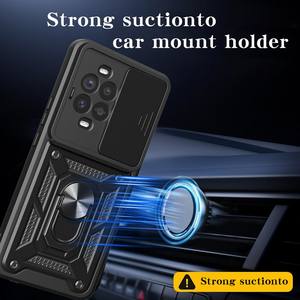 ฝาครอบกันกระแทก TPU PC พร้อมห่วงยึดแม่เหล็กติดรถยนต์เคสโทรศัพท์มือถือกล้องแบบเลื่อนได้สำหรับ Huawei <span class=keywords><strong>nova</strong></span> 13 PRO MATE 70 Pro - Product Image 2