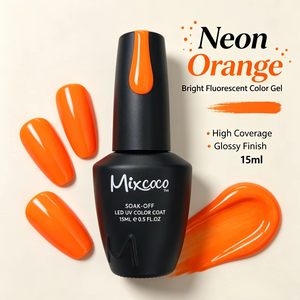 Esmalte <span class=keywords><strong>de</strong></span> <span class=keywords><strong>Uñas</strong></span> Mixcoco en Colores Neón, Gel UV LED Fluorescente Brillante, para Manicura en Salón, Decoración <span class=keywords><strong>de</strong></span> <span class=keywords><strong>Uñas</strong></span> DIY en Casa - Product Image 4