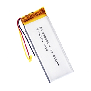 3,7 V lithium polymer battery 303080 850mah Lipo battery with CB UN38.3 - Product Image 5