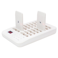 CATEL CTP302 Sous-verre sans fil Guest Buzzer Restaurant Pager 16 téléavertisseurs vibrants Système de radiomessagerie pour CAF