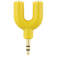 Adaptateur Répartiteur Audio 3,5 mm pour Casque et Microphone, Connecteur Type U 2-en-1 pour Smartphone, Lecteur MP3/MP4, Ordinateur Portable – ABS et Cuivre